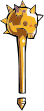 Gold Skull Mace